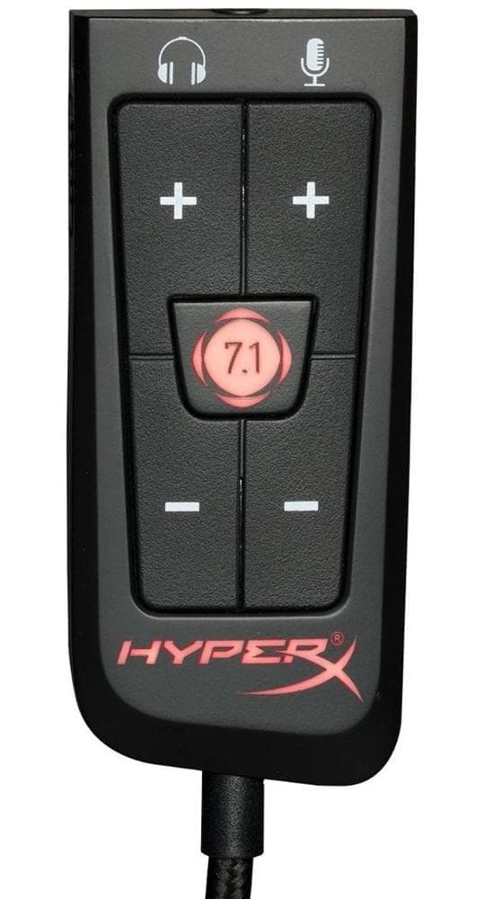 HyperX HX-USCCPSS-BK Cloud Virtual 7.1 Surround USB Sound Card