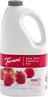 Real Fruit Smoothie Mix STRAWBERRY 64oz (2 Pack)