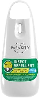 para’Kito 8-Hour DEET-Free Mosquito & Tick Spray - No Alcohol, Water/Sweat Resistant, Natural Citronella (2.2oz)