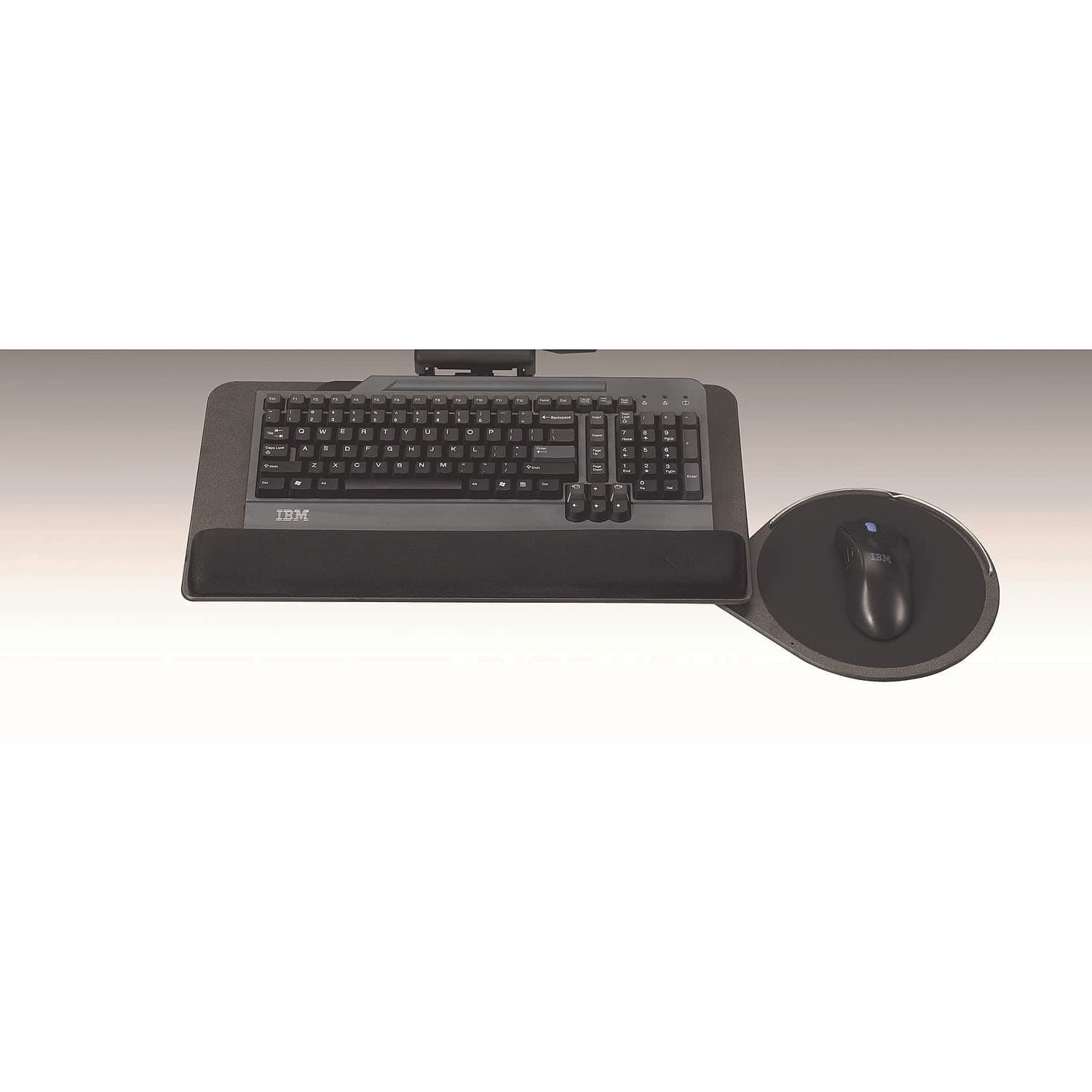 Thin Profile Platform Adjustable Keyboard Tray, Black (ECI-700-REF)