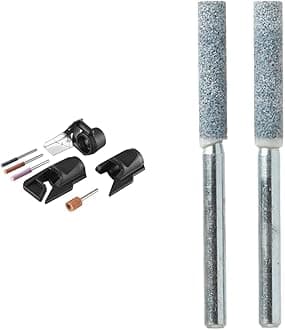 Dremel A679-02 Attachment Kit for Sharpening Outdoor Gardening Tools,Medium Dremel 453 5/32" Grinding Stone, 2 Pack