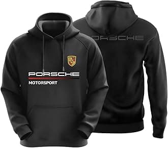 DUDEMEMotorsport Hoodie for Car Enthusiast for Men & Women Black Hoodie 100% Cotton Car Printed Hoodies.