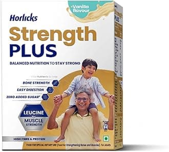 Strength Plus- Vanilla| Balanced Nutrition to Regain Strength|High Fibre & Protein,Powder,1 count,350 grams