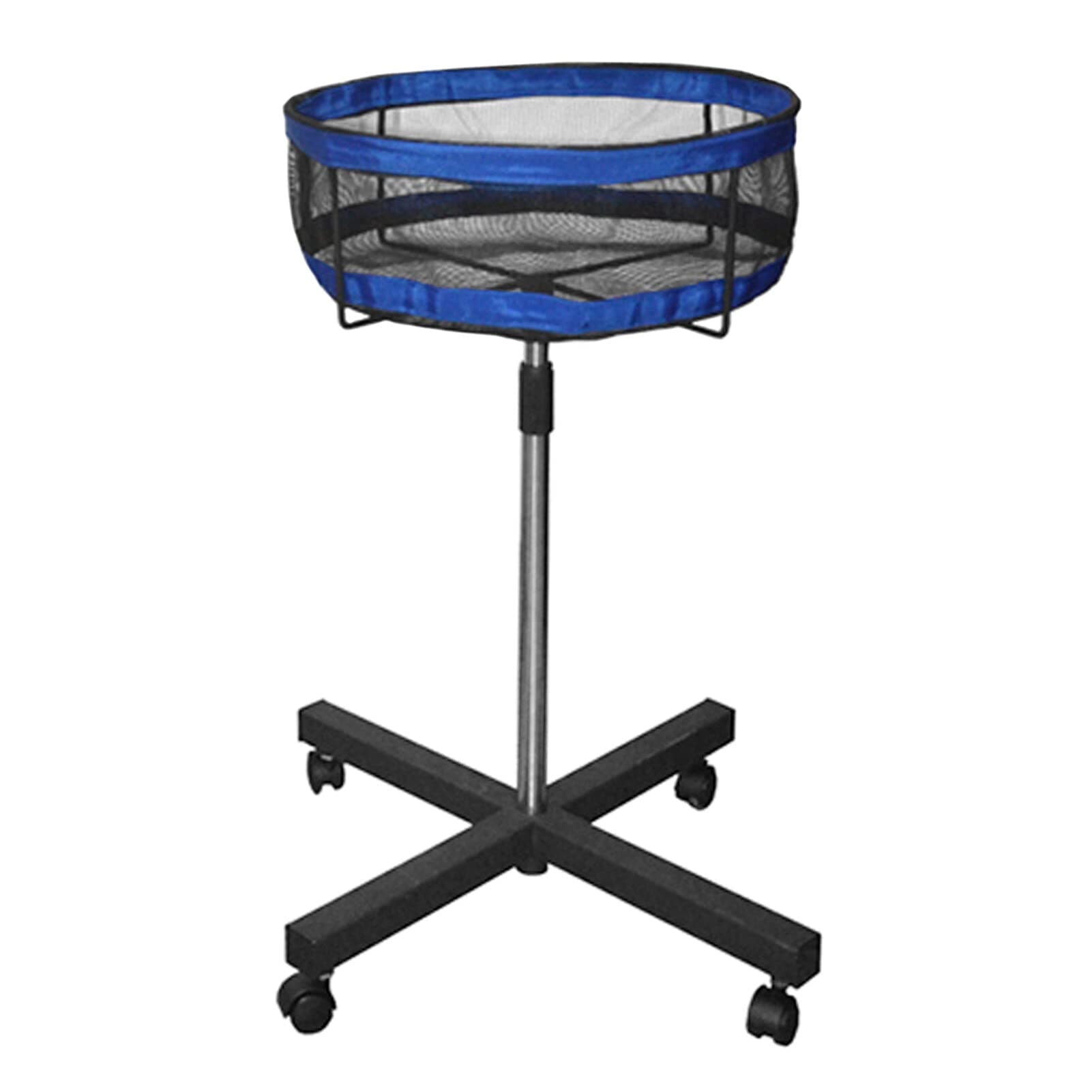 Professional Movable Multi-Ball Storage Stand with Mesh Case Adjustable Pinpong Ball Collector Equipment