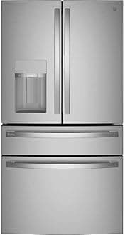 GE Profile PVD28BYNFS 36" 4-Door French Door Refrigerator with 27.6 cu. ft. Total Capacity in Fingerprint Resistant Stainless Steel