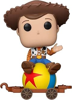Funko Pop! Trains: Disney 100 - Woody - Toy Story - The Toys Are Go! - Amazon Exclusive - Vinyl Collectible Figure - Gift Idea - Official Merchandise - Toy for Children and Adults