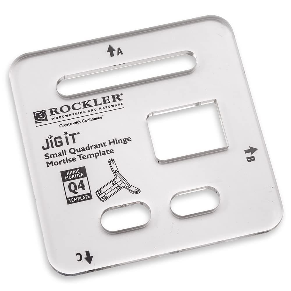 Q4 Small Quadrant Hinge Mortise Template
