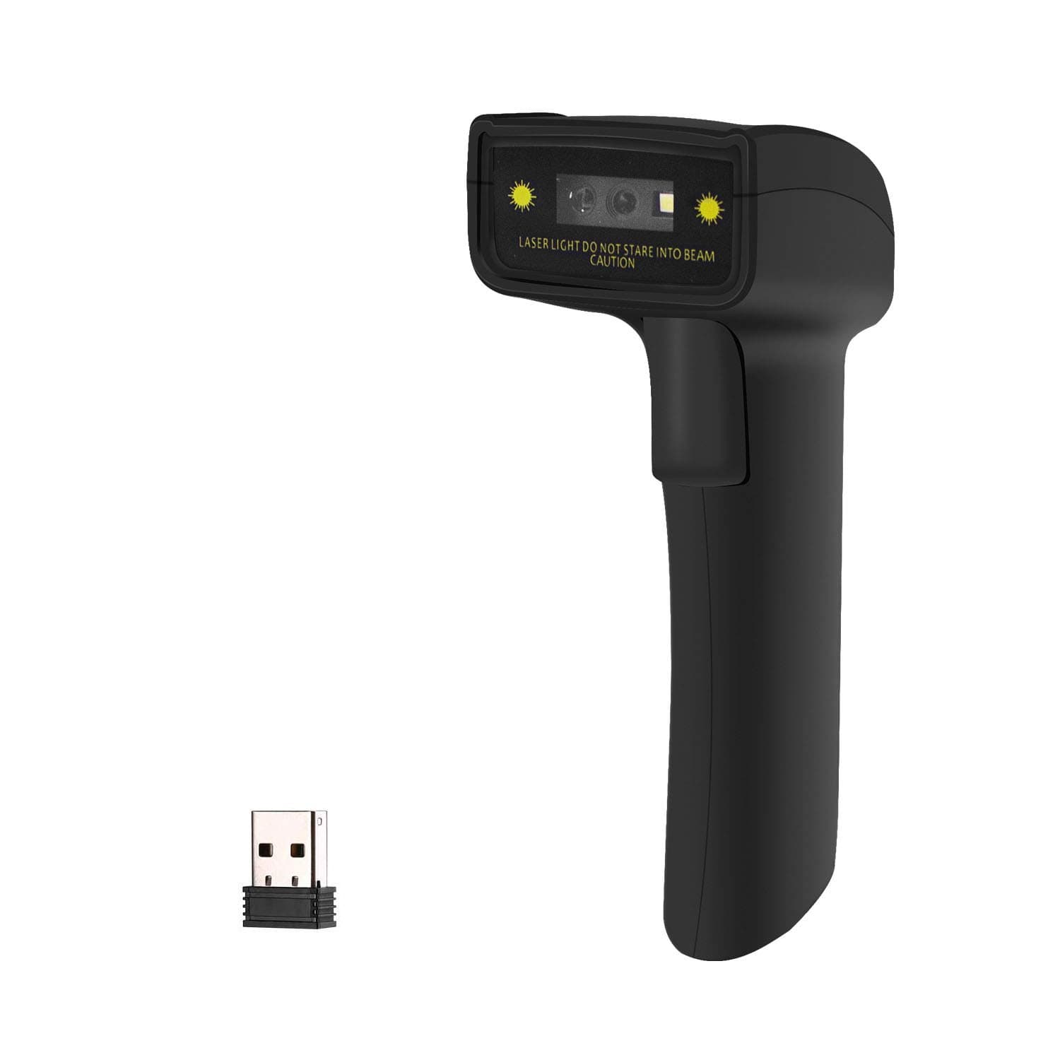 Alacrity 2D 1D Wireless Barcode Scanner,QR Datamatrix Handheld 2.4GHz Wireless Bar Code Reader,Capture Barcodes from Mobile Phone Screen,with Vibration Function
