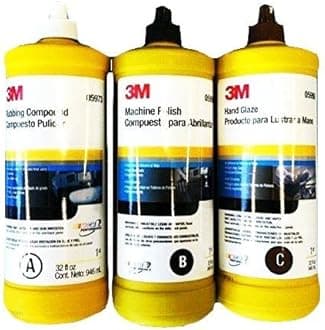 3M BUFFING & POLISHING Compound Hand Glaze Package 5973 5996 5990