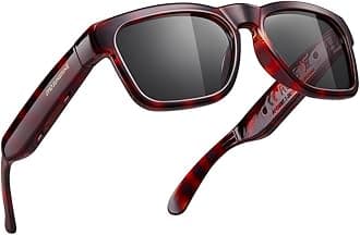 Smart Glasses Unisex,Polarized Sunglasses with Bluetooth Speaker,Athletic/Outdoor UV Protection and Voice Control