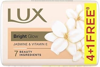 Glow Jasmine & Vitamin E For Glowing Skin Beauty Soap Offer Pack 5X100 g