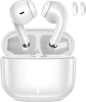 Wireless Earbuds Bluetooth 5.3 Headphones for iPhone 17 16e 16 15 Pro Max Google Pixel 10 9a 8 7,USB C Charging Case,Noise Cancelling Headset in Ear Earphones for Samsung S25 S24 S23 S22 FE