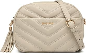 Women Cross Body Bag Shoulder Bag Satchel Handbags Messenger Bag, Synthetic Leather,V-Shaped Knitting Texture,Tassel Decoration, Classic, With Removable and Adjustable Shoulder Strap