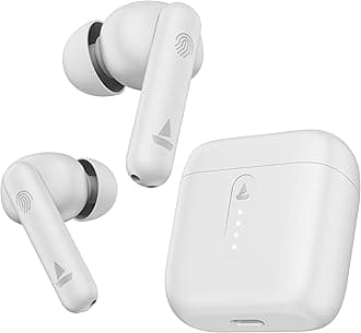 Boat Airdopes 141 / Airdopes 148, Low Latency, ENx Tech, 42HRS Battery, Fast Charge, IWP, IPX4, v5.1 Bluetooth Earbuds, TWS Ear Buds Wireless Earphones with mic (Pure White)