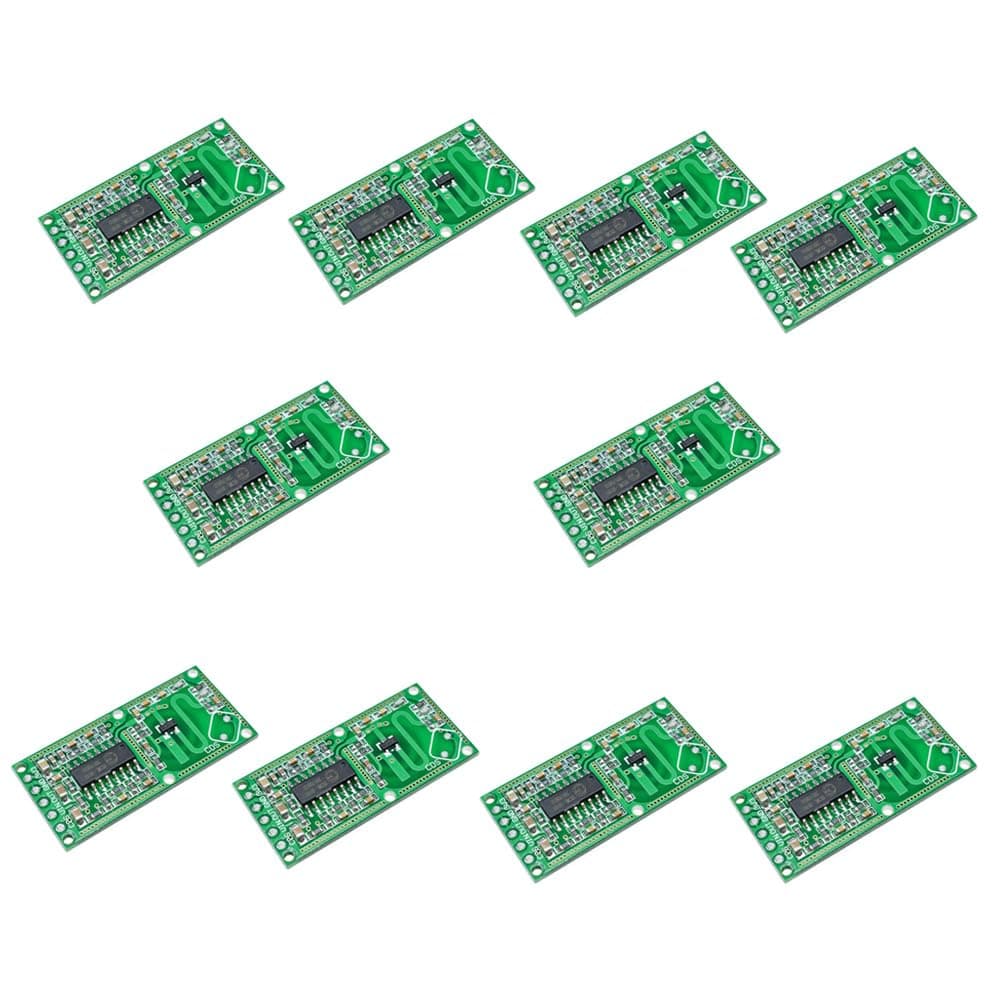 RCWL-0516 Intelligent Inductive Detector Switch Human Body Inductive Sensor Module Pack of 10