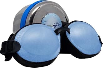 EYEECO (Blue) - Tranquileyes Mini Sleep Mask for Nighttime Dry Eye Relief (Blue)