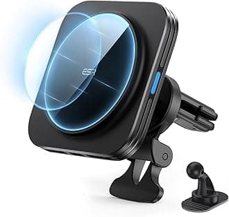 for MagSafe Car Mount Charger[15W Fast Charging], Air Vent Dashboard Magnetic Phone Holder Car Wireless Charger for iPhone Air 17 Pro Max 16 15 14 Plus 13 12 Mini, Galaxy S25, MagSafe Accessories
