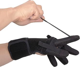 Neofect Finger Splint for Spastic Fingers Large Right - Stroke Recovery Equipment , Finger exerciser, hand strengthener, finger regabilitation gloves, stroke hand splint, finger straightener, finger exetension exerciser, radial nerve palsy splint