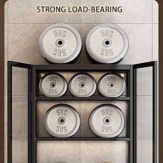 MUMOO BEAR Bathroom Shelf, Large Cosmetic Makeup Organizer, Wall Mounted Storage Shelves, for Bedroom Bathroom Kitchen Laundry Room (Single Door - 30cm)