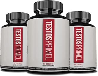 TETOS PRIMEL Advanced Formula, TestosPrimel for Muscles, Testos Primel, 270 Capsules, 3 Months Supply