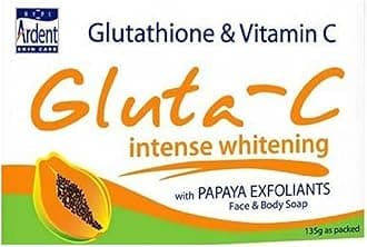 GLUTA-C PAPAYA Whitening Bar Soap Glutathione & Vitamin C 135 Gram Bar by Gluta-C