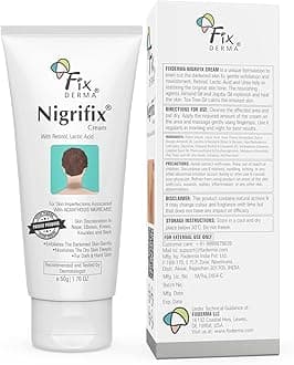 Fix.derma Nigrifix Cream for Acanthosis Nigricans with Lactic Acid | Dermatologist Tested Retinol Cream | For Dark Body Parts like Neck, Ankles, Knuckles, Armpits, Thighs & Elbows | Exfoliant - 50g