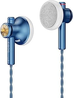 EB2S Pro Flat Head Earbuds, Wired Earbuds in-Ear Headphones,Noise Isolation Corded for 3.5mm/4.4mm Jack Ear Buds Galaxy S7 Edge,Galaxy S23 Ultra, Xiaomi Mi A3 Audiophile (3.5mm with Mic)