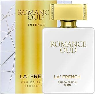LA' French Romance Long Lasting Oudh Fragrance Premium Luxurious Scent Blended With Agarwood, Jasmine, Sandalwood & Vanilla Perfume Gift Set For Men & Women - 3.38Fl Oz /100 ml (Pack of 1)