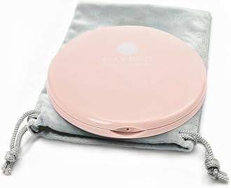 Mavoro Millennial Pink: Magnifying Compact Mirror 10X Magnification - 1X Mirror 2-Sided, 4 Inch Handheld Magnified Makeup Mirror for Purses and Travel - Pocket Size Small Portable Foldin