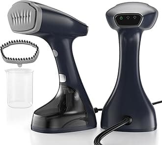 Handheld Garment Steamer for Clothes, Handheld Steamer with Foldable Design, Easy to Remove Wrinkles, 1500W, 25-Second Fast Heat up, 2 Steam Level Setting with Continuous Steaming