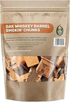 Green Olive Firewood Whiskey Oak BBQ Smoking Chunks
