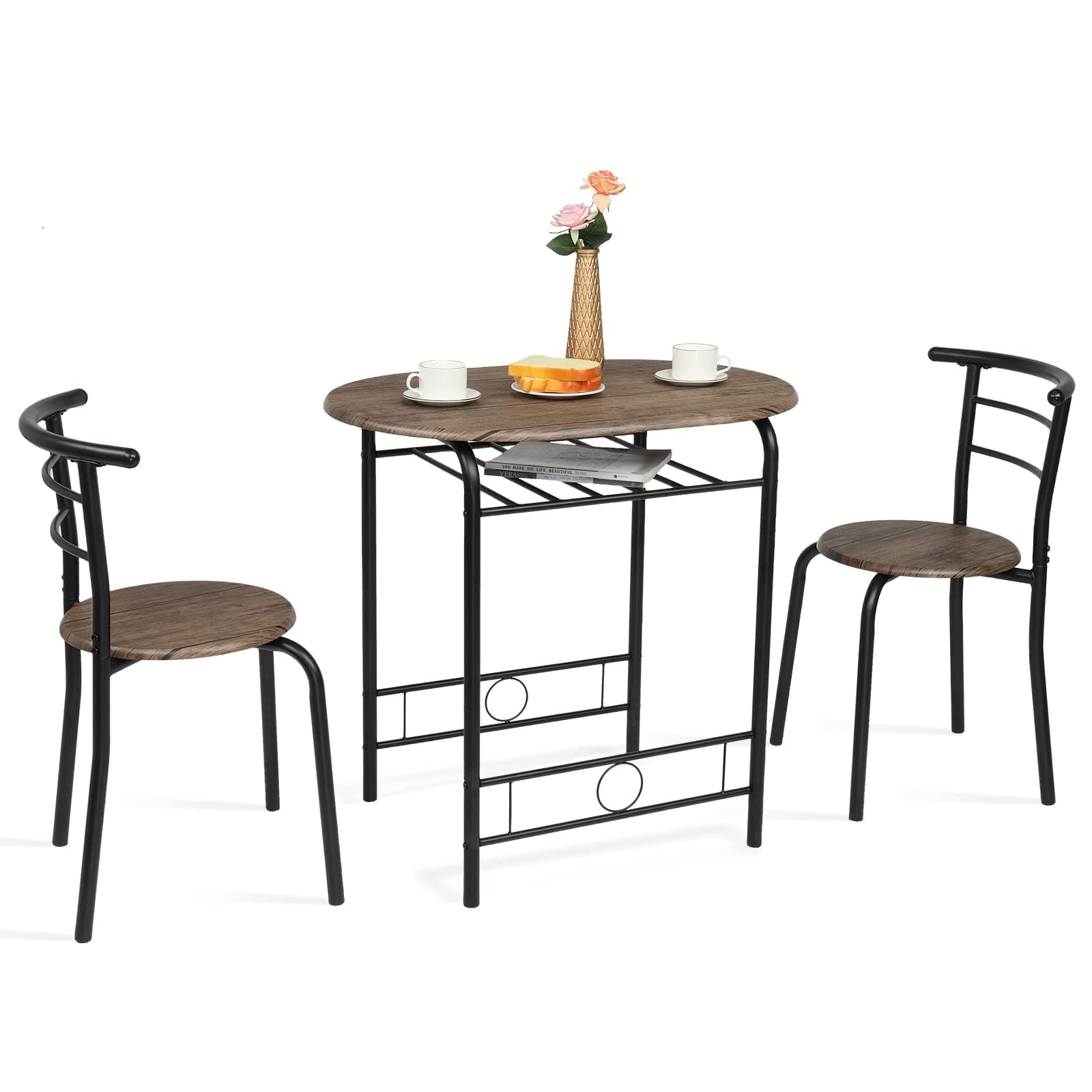 VINGLI Dining Table Set for 2