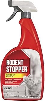 Deer Stopper Messina Wildlife RS-U-016 32 fl. Ounces Management Rodent Trigger Bottle, One Quart 3, 32 oz, Ready to Use
