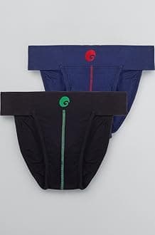 Athletic Neo Stretchable Supporter Back Covered with Cup Pocket, Ideal for Workout and Sports Quick Dry Moisture Wicking Underwear (Pack of 2)