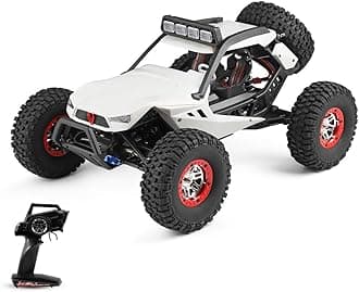 - WLtoys 12429 RC Car, 1: 12 Scale 4WD 40KM/H High Speed RC Crawler with LED Lights, 2.4GHz All Terrain Off Road RC Truck for Adults