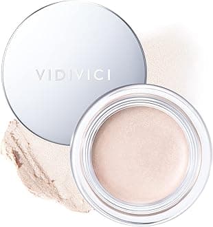 VIDIVICI Millennial Glow Cream Illumination - Creamy Light Face Luminizer Highlighter for Dewy, Glow Makeup - Ultra Fine and Light Reflecting Particles, 0.21oz.