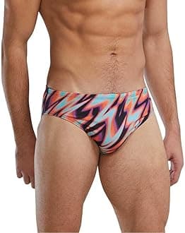 TYR Men's Durafast Elite Racer Brief Swimsuit Swim
