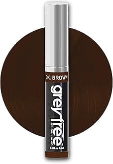 Root Touch-Up Hair Mascara Temporary Gray Roots Concealer (DARK BROWN)