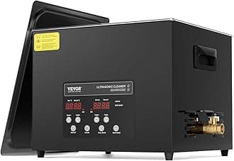 VEVOR 15L Sonic Cleaner, 360W Digital Ultrasonic Cleaning Machine with Upgraded Degassing and Gentle Mode, 40kHz Industrial Ultrasound Cleaner with Timer and Heater for Retainer Jewelry Tools