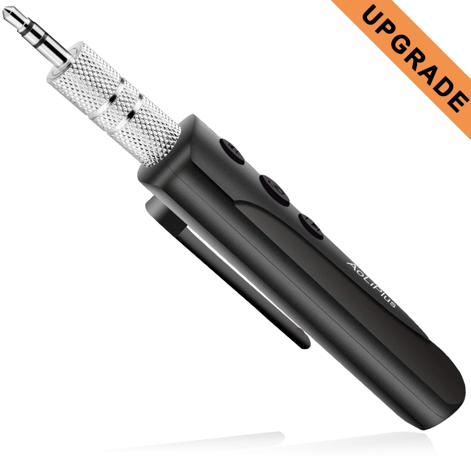 Mini Bluetooth Receiver, Protable Wireless Bluetooth 4.2 Adapter/Car kit Audio Bluetooth Receiver 3.5mm Aux Stereo Music Adapter for Home/Car PC TV Audio Music Streaming Stereo System Black