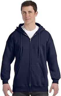 Men's Ultimate Full-Zip Hoodie, Men's Hooded Fleece Sweatshirt with Zipper