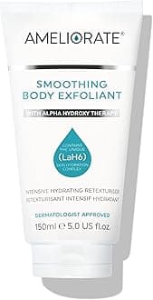 Ameliorate Smoothing Body Exfoliant 150ml | Lab6, Shea Butter, Coconut Oil | Dermatologically tested, Menopause friendly, BSF approved