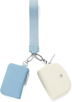 Mum's Memory Mini Zip Around Wristlet Wallet for Women Dual Pouch Wristlet Portable Wallet Coin Purse Mini Women Coin Pocket