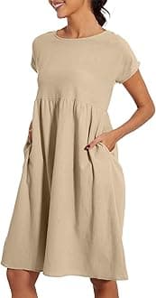 Womens Summer Dresses Fashion 2025 Short Sleeve Spring Mini Dress Casual Beach Vacation Clothes Dresses