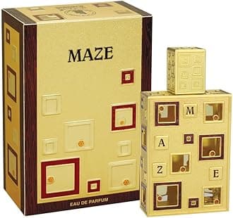 Al Haramain Maze Eau de Parfum 50ml | Luxury Arabian Unisex Perfume | Amber, Musk & Floral Fruity Fragrance | Long-Lasting Elegant Scent for Women & Men | Premium Gift