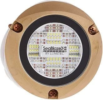 Lumitec Seablaze X2 Underwater Light, Bronze, Spectrum RGBw, One Size