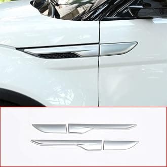 METYOUCAR ABS Side Door Fender Air Vent Outlet Trim for Land Rover Range Rover Evoque 2012-2017 (Matte)