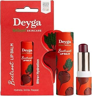 Beetroot Stick Lip Balm | Tinted Lip Care | For Dry & Chapped Lips | For Women & Men