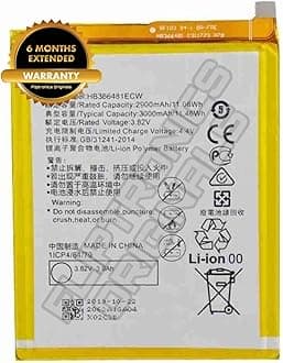 FLIPTRONICS ORIGINALS™ HB366481ECW Battery for Honor 8/8 Lite / 5C / 9N / 9 Lite Huawei P10 Lite P20 Lite P9/P9 Lite G9 Lite Battery with 6 Month Warranty**** (K58)