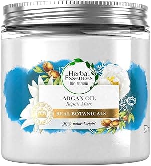 Herbal Essences, Argan Oil Hair Mask, 237ml, For Dry, Damaged,Frizzy Hair|Paraben, Sulfates Free|For all hair types |Hair Mask for Men & Women